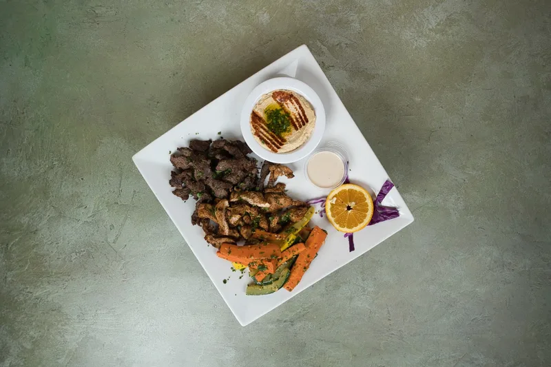 Beef Shawarma Plate at Phoenician Garden
