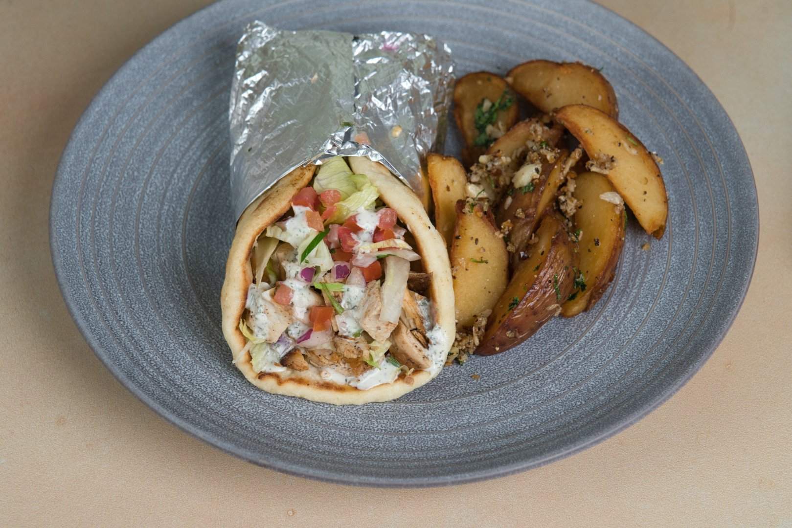 Gyro Wrap with toum