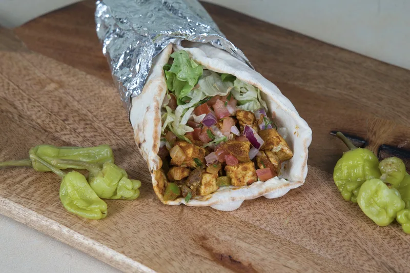 Spicy Chicken Wrap at Phoenician Garden